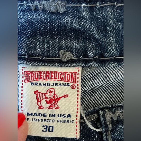 NWT -True Religion-True Religion Ricky Super T Thick Stitch Jeans 30 - Picture 2 of 4